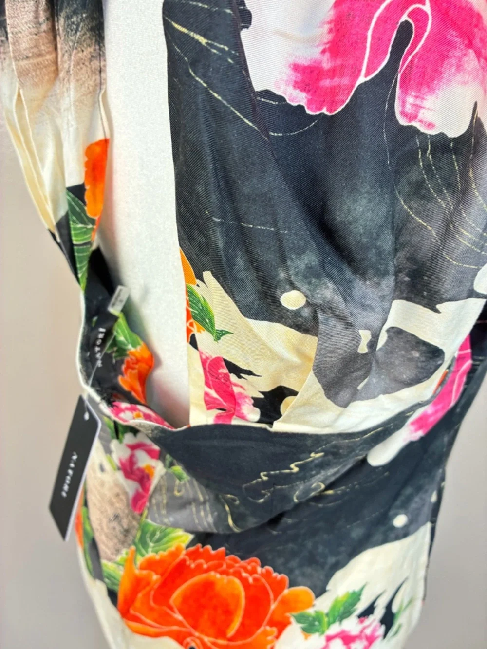 NWTs Natori Mayumi Cotton Silk Blouse - Picture 5 of 12